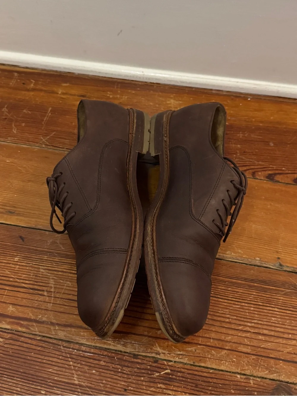 Vintage Timberland Brown Leather Oxford Men’s Shoes Waterproof Portugal 9 M